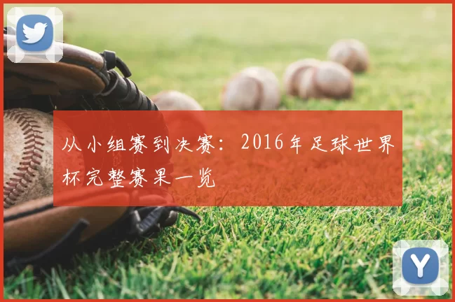 从小组赛到决赛：2016年足球世界杯完整赛果一览